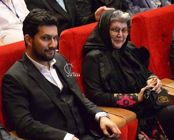 عکس/ بهترین بازیگر نقش اول مرد سینما با مادرش