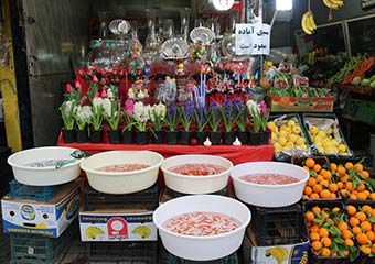 تصاویر/ بازار سبزه، ماهی قرمز و هفت سین در گرگان