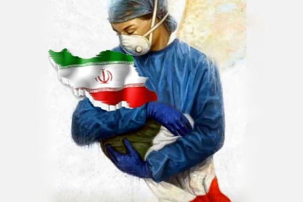 قدردانی دانش آموزان گرگانی از کادر درمان
