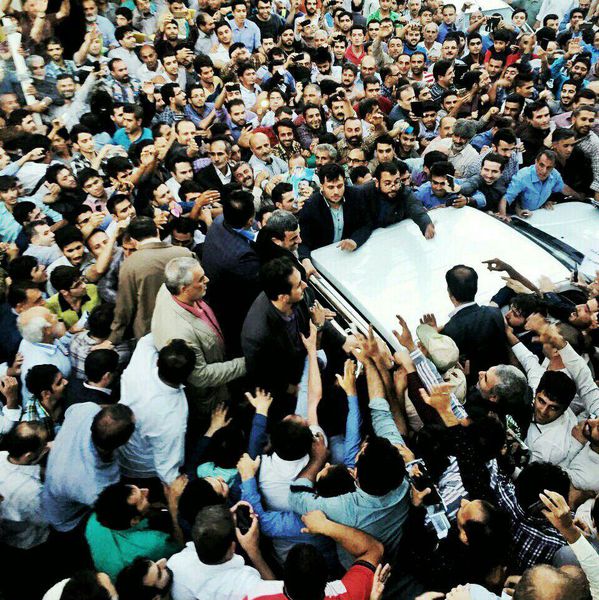 تصاویر حضور احمدی نژاد در گرگان