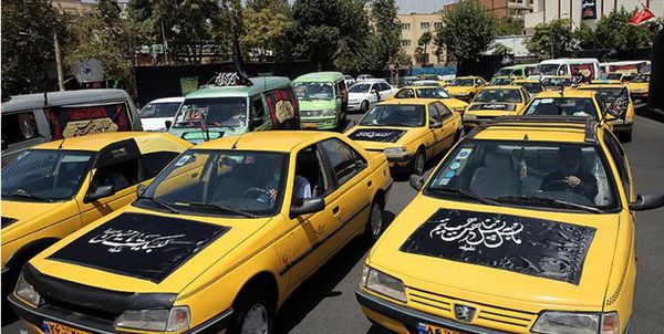 وسایل حمل و نقل عمومی شهرداری گرگان سیاهپوش شد