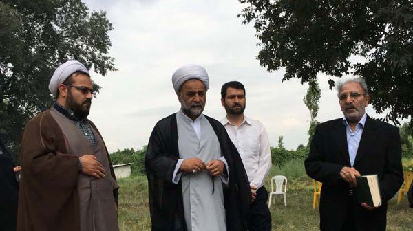 کلنگ زنی شبستان امامزاده جعفر(ع)روستای ولیک آباد گرگان برگزار شد + تصاویر