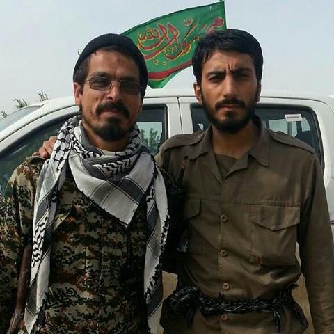 شهید عطایی و شهید صدرزاده در یک قاب