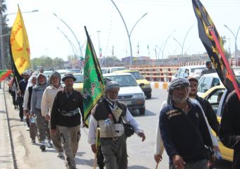 تصاویر / زائران پیاده عراقی امام رضا (ع) در گرگان