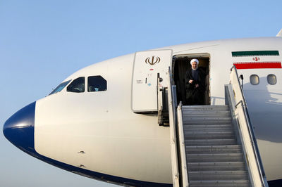 رییس جمهور وارد کرمانشاه شد 