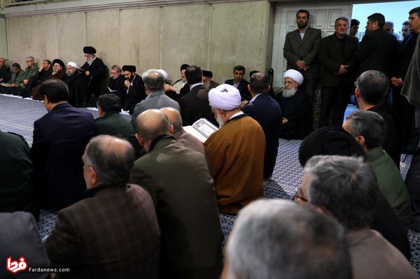 عکس/ پسران آیت الله هاشمی رفسنجانی در بیت رهبری