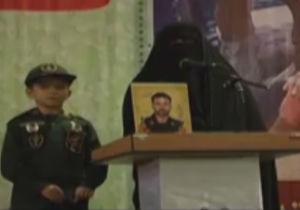 فیلم/ناگفته های همسر شهید خیزاب در مورد پوشیه زدنش