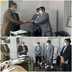 مراسم تکریم و معارفه مدیر جهادکشاورزی شهرستان مراوه تپه گلستان