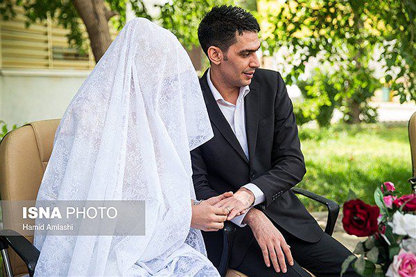 مراسم عقد یک محکوم به قصاص در زندان برگزار شد + تصاویر