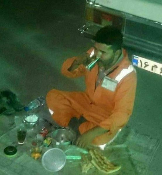 عکس/ یکی از زیباترین و پاکترین سفره های سحری