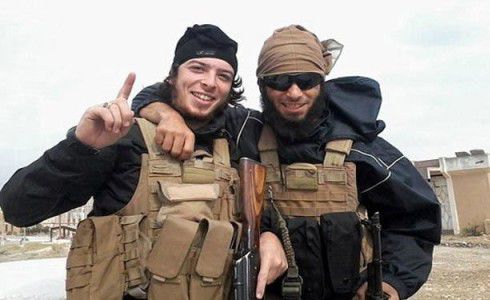 خالکوبی مبتذل یک سرکرده داعش +عکس