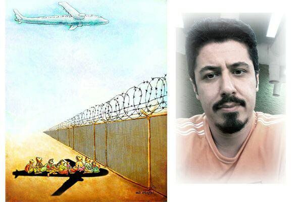  موفقیت علی شافعی هنرمند گلستانی در مسابقات جهانی کارتون ترکیه