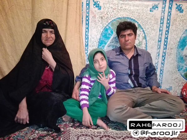 گفتگو با خانواده دختری که در شب شهادت امام رضا(ع) شفا گرفت + تصویر