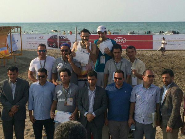 قهرمانی تنیس بازان گلستانی در المپیاد تنیس ساحلی کشور