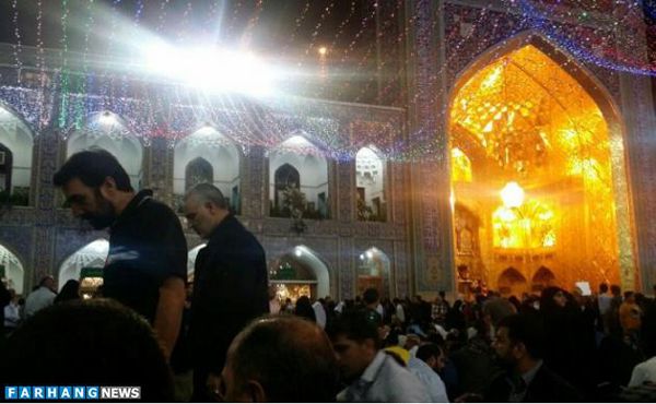 عکس/حاج قاسم سلیمانی در شب میلاد امام رضا