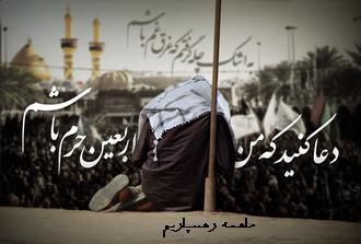 دعاکنید که من اربعین حرم باشم…