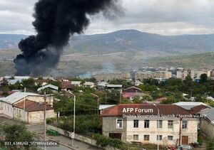فیلم/ بمباران قره‌باغ توسط ارتش آذربایجان
