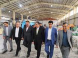 بازدید معاون وزیر صمت از واحد های تولیدی شهرک صنعتی سرخنکلاته