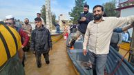 حضور مداح انقلابی در مناطق سیل زده 