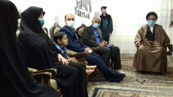 دیدار رئیس دیوان عالی کشور با خانواده شهید مدافع حرم افشین ذورقی
