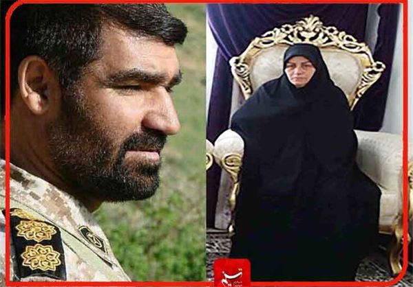 عاشقانههای همسر شهید مدافع حرم؛ ماشاالله شمسه