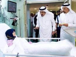 فبلم/عیادت ملک سلمان از مجروح ایرانی حادثه مسجدالحرام