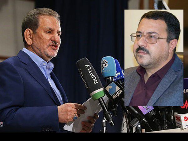 اشک تمساح معاون اول رئیس جمهور در روز ثبت نام کاندیدا ریاست جمهوری