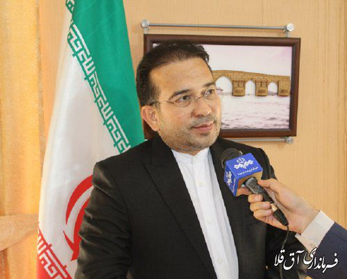 افتتاح و کلنگ زنی 539 پروژه عمرانی و اقتصادی در شهرستان آق قلا
