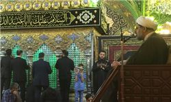 اولین سالگرد شهادت سردار همدانی در حرم حضرت رقیه(س) +تصاویر
