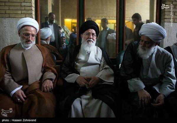 مراسم یادبود همسر آیت الله علم الهدی