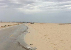 
مسدود شدن محور گنبد به کلاله
