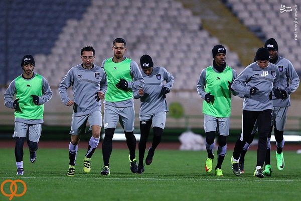 عکس/ تمرین ژاوی در ورزشگاه آزادی