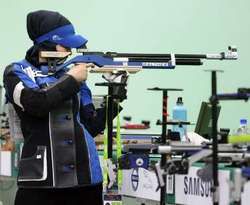 برگزاری مسابقات تیراندازی در بندرترکمن