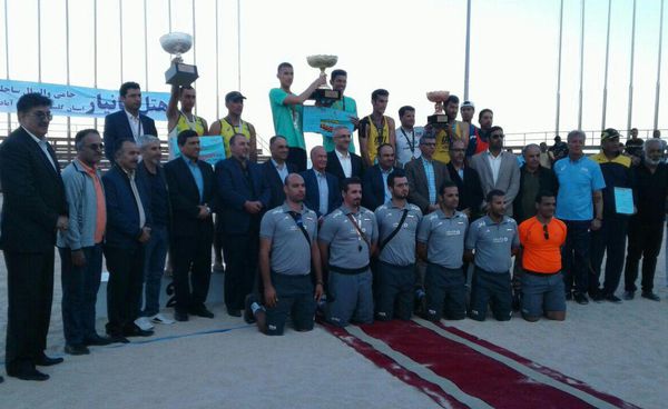 نایب قهرمانی نماینده گلستان در لیگ برتر والیبال ساحلی کشور