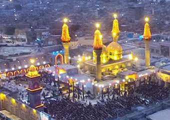 عکس/ سحرگاه کاظمین از نمایی دیدنی