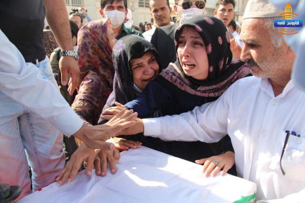 تشییع پیکر ۹ جانباخته فاجعه منا در گنبد+تصاویر