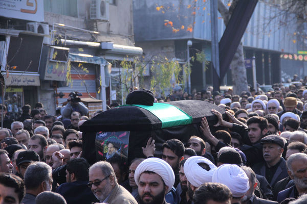 پیکر آیت الله طاهایی میبدی در گرگان به خاک سپرده شد