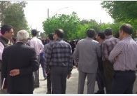 تجمع 50 نفره معلمان گلستانی در مقابل اداره کل آموزش و پرورش گلستان