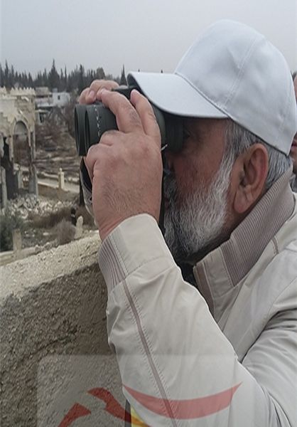 عکس/ سفر سردار نقدی به «قنیطره» سوریه