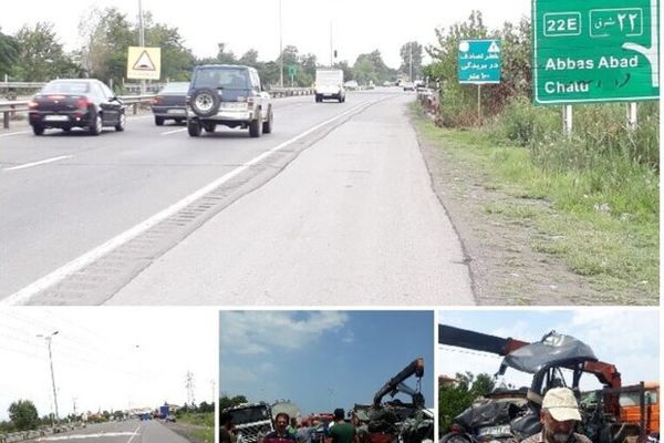 دوربرگردان غربی روستای «النگ» کردکوی تعریض می شود