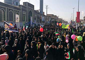تصاویر/ راهپیمایی حماسی 22 بهمن در آق قلا