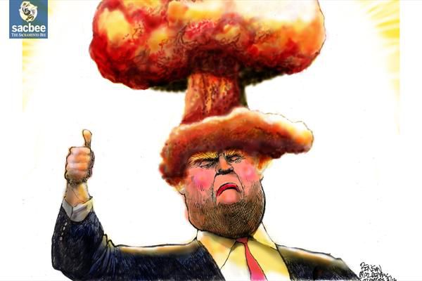 انگشت ترامپ روی کلید بمب اتمی/ ایران تعیین کننده است