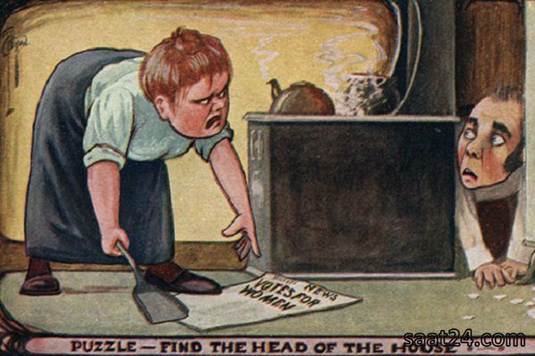 وحشت مردان امریکا از جنبش حق رای زنان+تصاویر