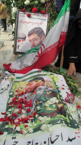 مراسم گرامیداشت و یادبود شهید مدافع حرم سیداحسان حاجی حتملو+ عکس