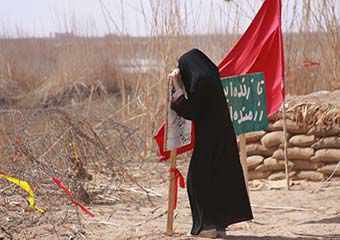 دلنوشته یک دانش آموز گنبدی برای همسر شهید صفرپور جاجرمی