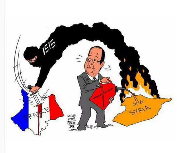 کاریکاتور/هر که باد بکارد،طوفان درو می کند