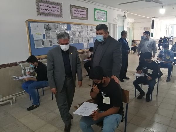 بازدید سرزده مدیرکل آموزش و پرورش گلستان از چند حوزه امتحان نهایی شهرستان رامیان
