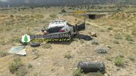 عکس/ واژگونی سواری پژو 405 در محور توسکستان به شاهرود