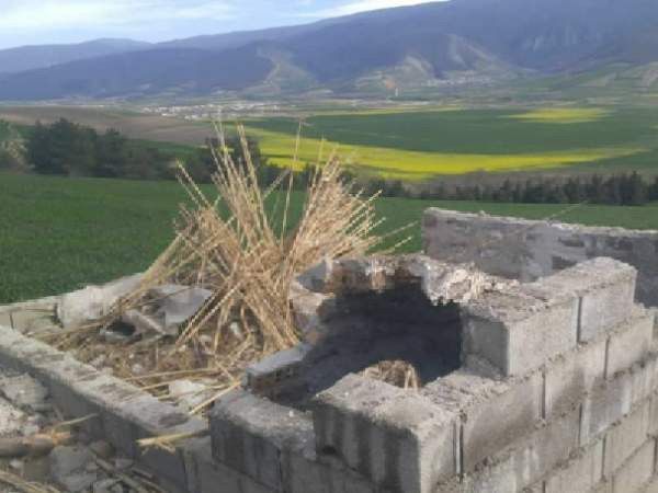 تخریب و قلع و قمع ٢ بنای غیرمجاز در روستاهای گالیکش