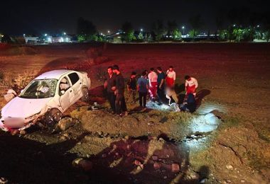 6مصدوم بر اثر تصادف دو سواری در علی آبادکتول
